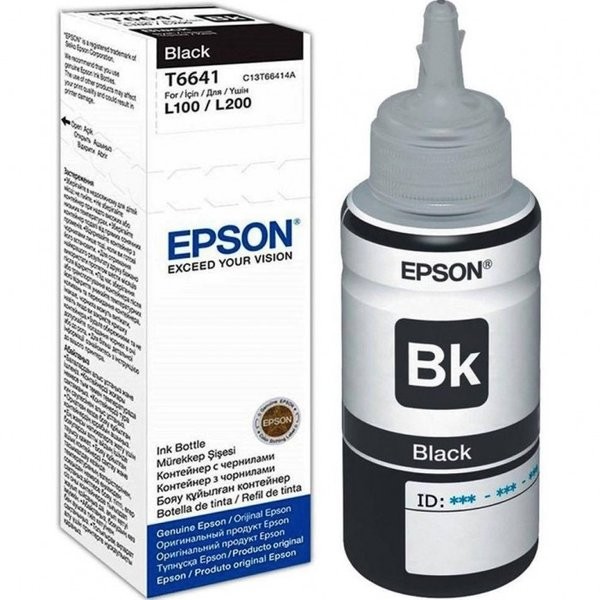 Flacon cerneala original EPSON L121 CISS Black